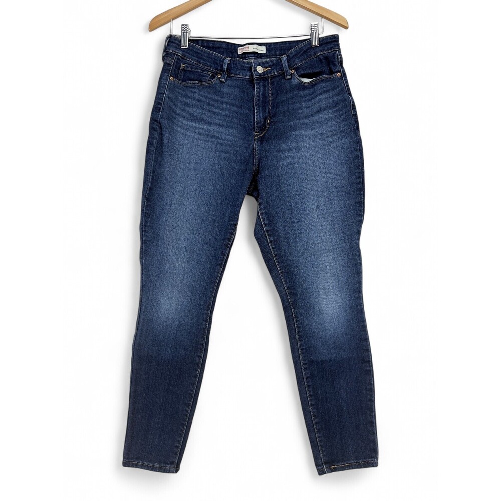 Levi's High Rise Plus‎ Skinny Jeans 32 Dark Wash